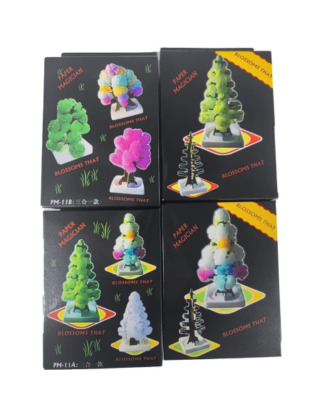 Mini Árbol de Navidad Creciente Geduochn 17x10 cm DIY Ciencia Mini Árbol de Navidad Creciente Geduochn 17x10 cm DIY Ciencia