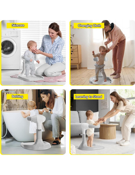 Soporte de Ducha para Bebé Fotoumgl Ajustable Antideslizante Soporte de Ducha para Bebé Fotoumgl Ajustable Antideslizante