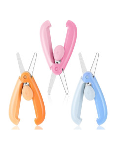 Tijeras de Seguridad para Niños Piriuuo 3 Pcs Retráctiles