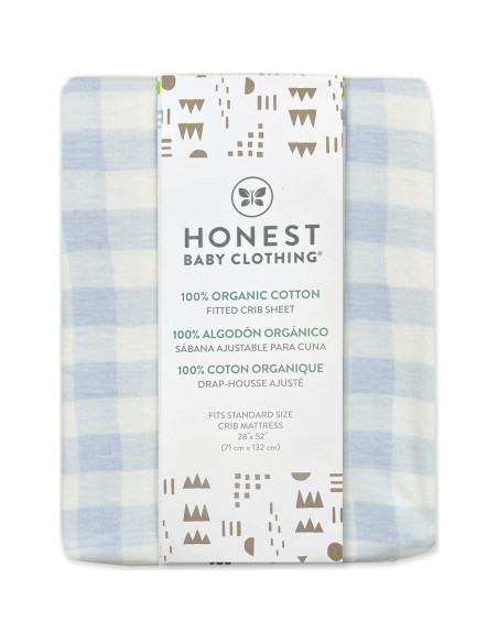 Juego de Sábanas Ajustadas para Cuna HonestBaby 100% Algodón Orgánico Juego de Sábanas Ajustadas para Cuna HonestBaby 100% Algodón Orgánico