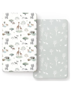 Juego de Sábanas Ajustadas GRSSDER para Cuna 132x71 cm