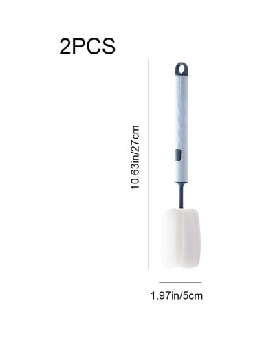 Esponja de Botella YidaSouko 2PCS con Mango Reemplazable