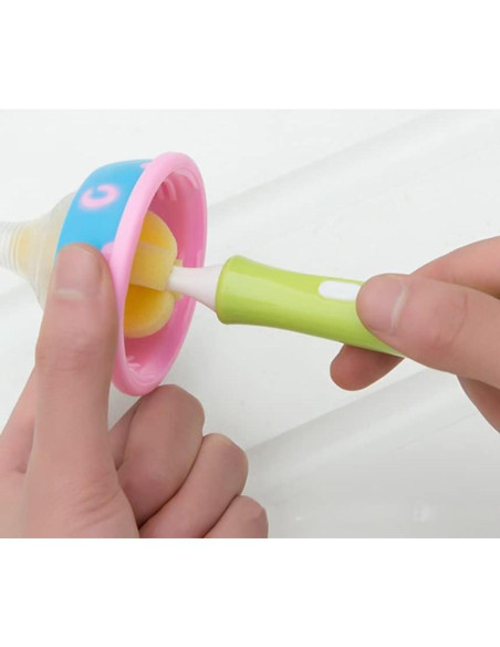 Cepillo de Limpieza para Chupetes AKOAK con Cabezal Intercambiable Cepillo de Limpieza para Chupetes AKOAK con Cabezal Intercambiable