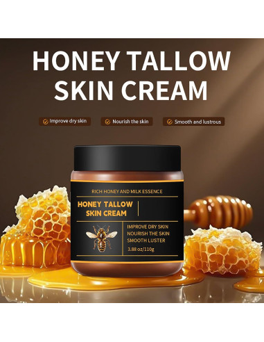 Bálsamo Hidratante Marroomi - Tallow de Res y Miel Cruda 100g