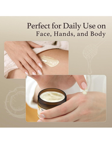 Bálsamo Hidratante HEOOEN con Sebo de Res y Miel 59.5g