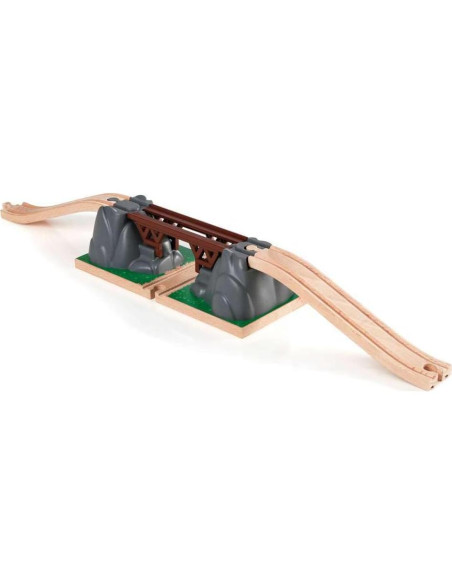 Puente Colapsable BRIO World - Accesorio de Madera 3 Piezas Puente Colapsable BRIO World - Accesorio de Madera 3 Piezas