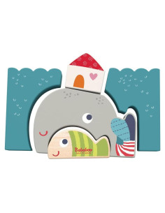 Rompecabezas de Madera Bababoo Feliz Wilma 5 Piezas 19 cm