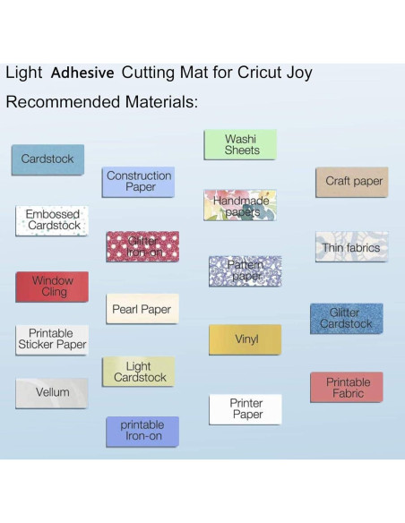Mats de Corte Ecraft para Cricut Joy - 6 Paquetes 11.4x16.5cm Mats de Corte Ecraft para Cricut Joy - 6 Paquetes 11.4x16.5cm