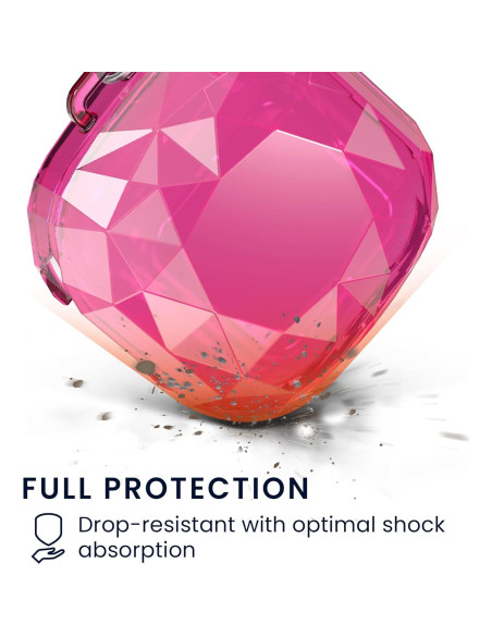 Funda Dura kwmobile para Auriculares Samsung Galaxy Buds - Transparente/Rosa Funda Dura kwmobile para Auriculares Samsung Galaxy Buds - Transparente/Rosa