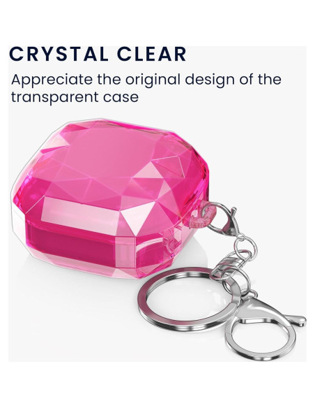 Funda Dura kwmobile para Auriculares Samsung Galaxy Buds - Transparente/Rosa Funda Dura kwmobile para Auriculares Samsung Galaxy Buds - Transparente/Rosa