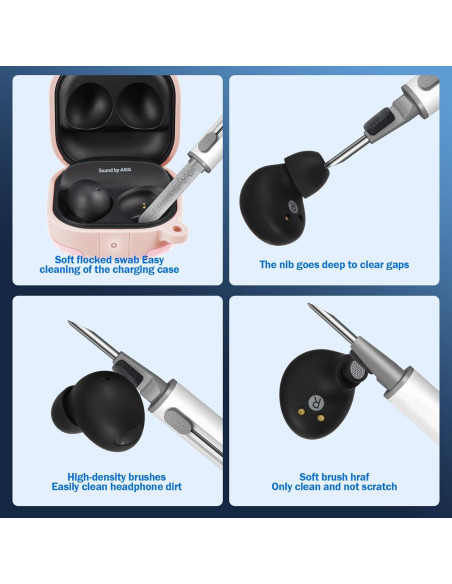 Funda de Silicona Rosa para Samsung Galaxy Buds FE y Pro Funda de Silicona Rosa para Samsung Galaxy Buds FE y Pro