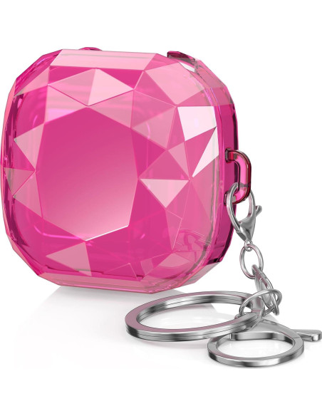Funda Dura kwmobile para Auriculares Samsung Galaxy Buds - Transparente/Rosa Funda Dura kwmobile para Auriculares Samsung Galaxy Buds - Transparente/Rosa