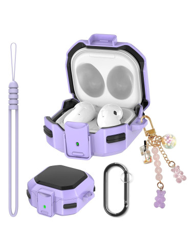 Funda para Samsung Galaxy Buds 2 Pro Ekoonpft Púrpura