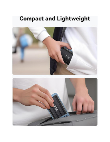 Funda Magnética para SSD Samsung T7 Shield - Negro