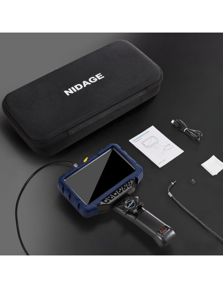 Cámara Endoscópica Articulada NIDAGE 7" HD 1080p IP67 Cámara Endoscópica Articulada NIDAGE 7" HD 1080p IP67