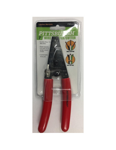 Pelacables Pittsburgh 7" (17.78 cm) con cortador y resorte