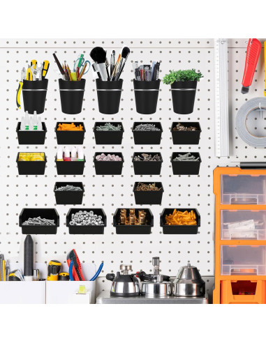 Organizador de Pared CYEAH 21 Contenedores y Ganchos