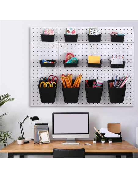 Set de Organizadores de Pared Uiifan 18 Piezas para Tablero de Clavos Set de Organizadores de Pared Uiifan 18 Piezas para Tablero de Clavos