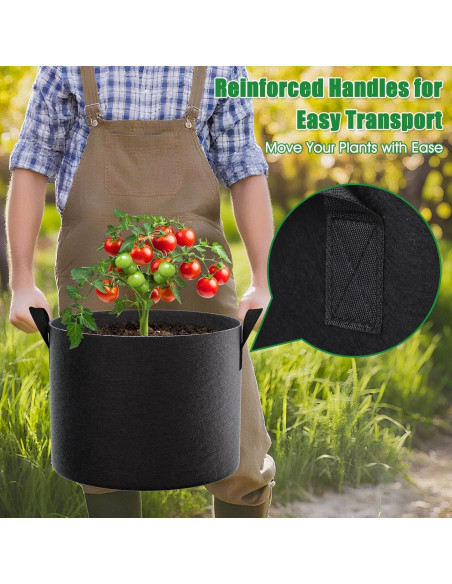 Bolsas de Crecimiento 10 Galones Feed Garden - 4 Piezas Bolsas de Crecimiento 10 Galones Feed Garden - 4 Piezas