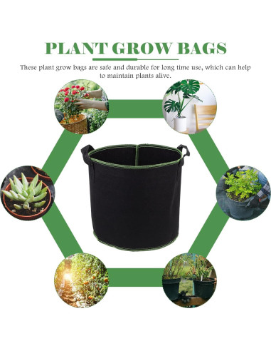 Bolsas de Crecimiento de Plantas DOITOOL 5 Unidades 28cm