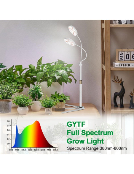 Lámpara de Crecimiento LED GYTF 122 LEDs 10W Regulable 9-40cm Lámpara de Crecimiento LED GYTF 122 LEDs 10W Regulable 9-40cm