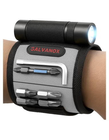 Pulsera Magnética Galvanox con Linterna LED - Nylon Ajustable
