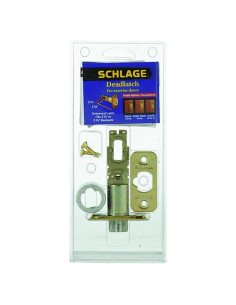 Cerrojo Schlage 40-251 Tri-Option Bronce para Puertas