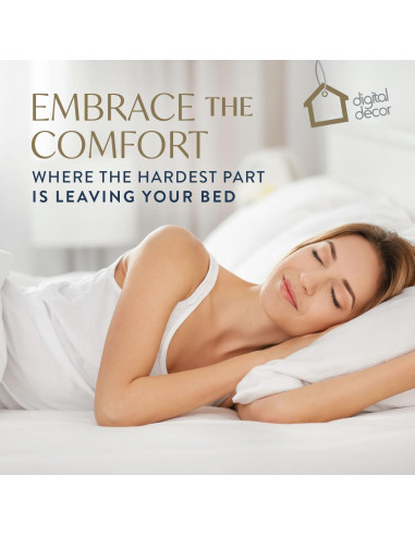 Almohadas Hipoalergénicas Decoración Digital 100% Algodón - Juego de 2