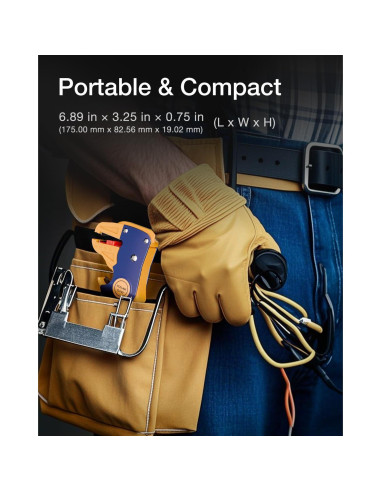 Pelacables Automático VCELINK 2 en 1 Ajustable 17.5 cm