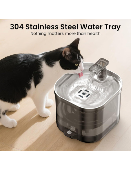 Fuente de Agua Inalámbrica para Gatos Accokids 2L Automática Fuente de Agua Inalámbrica para Gatos Accokids 2L Automática