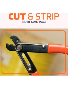 Desforradora de Cables Paladin Tools PA1161 Ajustable 30-10 AWG 2