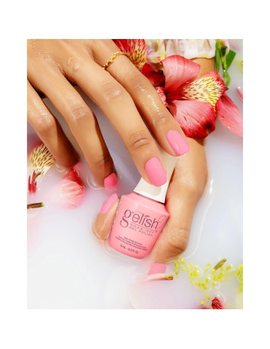 Esmalte en Gel Gelish MINI Cama de Pétalos 9mL Pastel Duradero