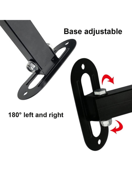 Soporte de Pared para Proyector V-Fiabilidad 20.32 cm Rotable Soporte de Pared para Proyector V-Fiabilidad 20.32 cm Rotable