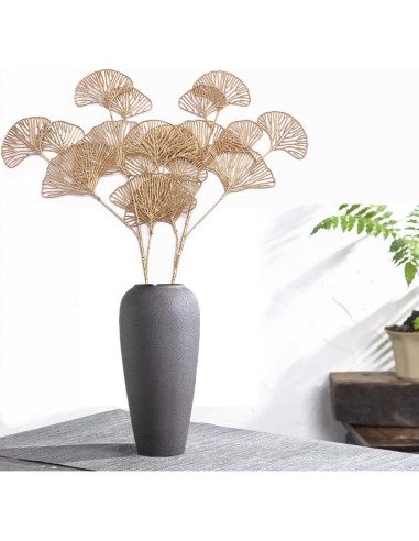 Plantas Artificiales Doradas CATTREE 66 cm - 2 Piezas Decorativas