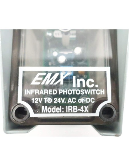 Interruptor Fotoeléctrico Infrarrojo EMX IRB-4X 12-24V CA/CC Interruptor Fotoeléctrico Infrarrojo EMX IRB-4X 12-24V CA/CC