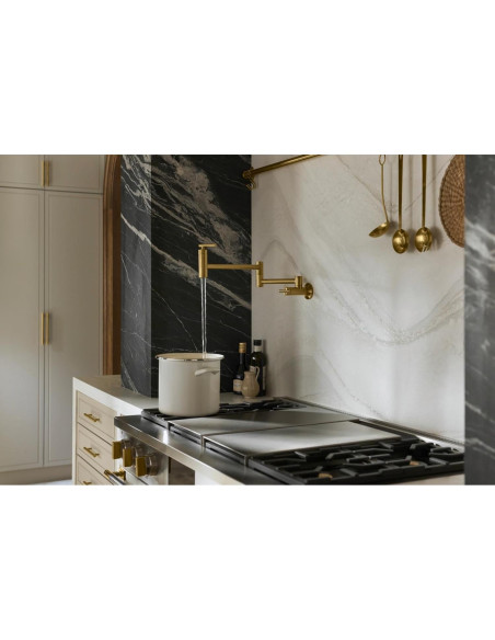 Grifo de Pared Kohler K-35745-2MB para Llenar Ollas 59 cm Grifo de Pared Kohler K-35745-2MB para Llenar Ollas 59 cm