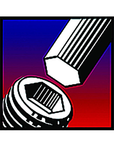 Juego de Llaves Allen T EKLIND 55198 - 8 Piezas Métricas 2-10 mm