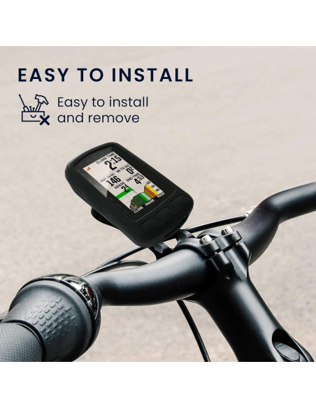 Funda de Silicona kwmobile para Wahoo Elemnt Roam V2 - Protección GPS Funda de Silicona kwmobile para Wahoo Elemnt Roam V2 - Protección GPS