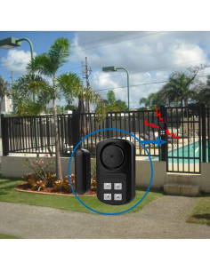 Alarma de Puerta Exterior Inalámbrica EverNary W-C100 140 dB 2