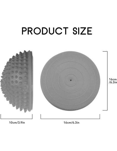 Set de 2 Pods de Equilibrio Funvalley Surperfect 16cm Plata Set de 2 Pods de Equilibrio Funvalley Surperfect 16cm Plata