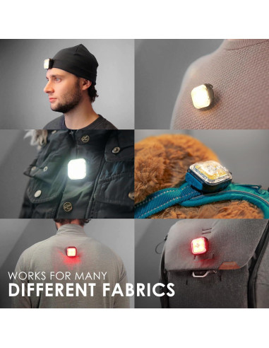 Linterna LED de Seguridad MEOLIGHT PRO 500 Lúmenes - Accesorios para Correr y Bicicletas