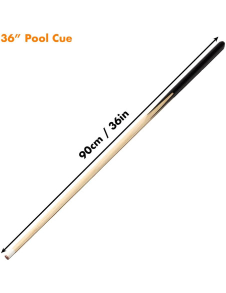 Taco de Billar de Madera Genubi 36" (91.44 cm) - Juego de 2 Taco de Billar de Madera Genubi 36" (91.44 cm) - Juego de 2