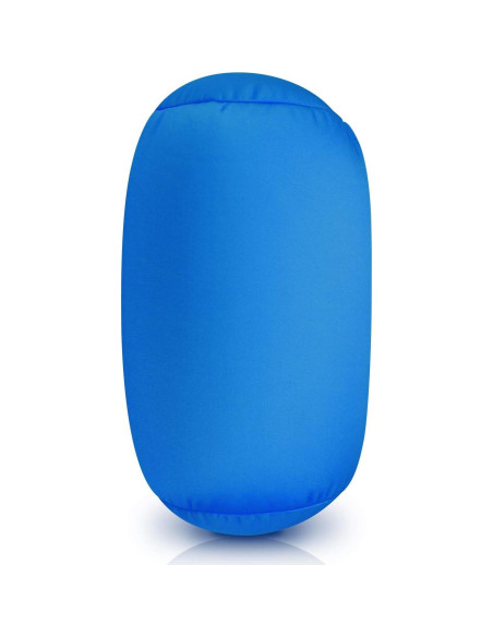 Almohada de Cuello Microperlas FABSKIY Azul Cielo 35.5x17.8cm Almohada de Cuello Microperlas FABSKIY Azul Cielo 35.5x17.8cm
