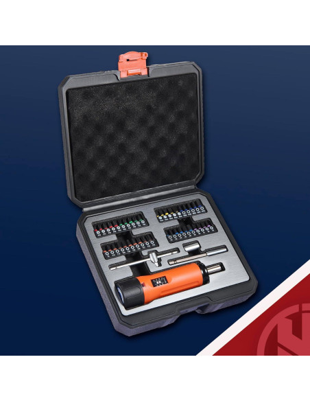 Conjunto de Destornillador de Par Torque KNINE 10-70 Nm, 40 Puntas Conjunto de Destornillador de Par Torque KNINE 10-70 Nm, 40 Puntas
