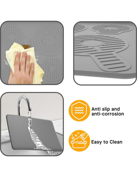 Alfombrilla de silicona Ninja Swirl NC700 - Juego de 2 Alfombrilla de silicona Ninja Swirl NC700 - Juego de 2