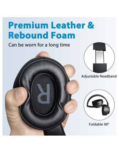 Auriculares Bluetooth BlueBark con Cancelación de Ruido ANC 32H