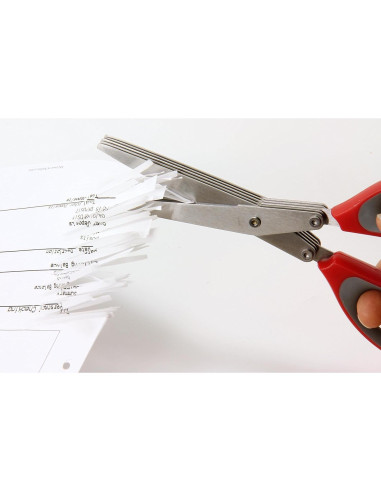 Tijeras Destructoras Westcott 8" (20 cm) Rojo - Acero Inoxidable