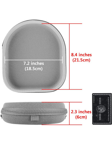 Funda Dura para Auriculares Geekria Shield - Compatible con Sony, JBL, B&O