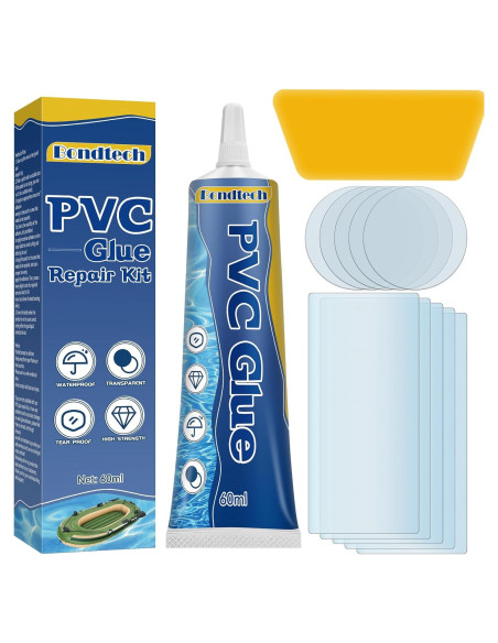 Kit de Parche Inflable Bondtech 60ML - Reparación Piscinas y Colchones Kit de Parche Inflable Bondtech 60ML - Reparación Piscinas y Colchones