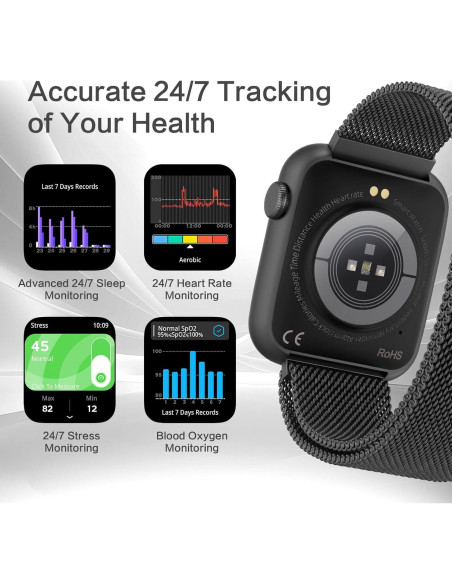Reloj Inteligente EarlySincere 1.9" AMOLED Monitoreo Salud Reloj Inteligente EarlySincere 1.9" AMOLED Monitoreo Salud